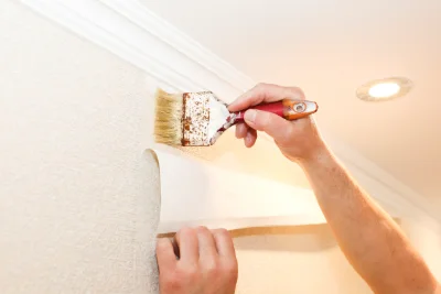 Pose de papier peint à Rousseloy — revêtements muraux et toiles de verre